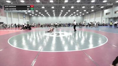 110 lbs Rr Rnd 3 - Alex Morgan, Broad Axe Elem - EL vs Lane Jackson, Mat Warriors Orange K6 - EL