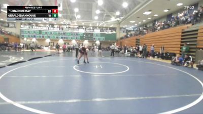 120 lbs Champ. Round 2 - Gerald Eganhouse, West Hills vs Uriah Holiday, Esperanza