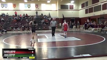 120 lbs Round 3 (4 Team) - Zach Homan, Independence vs Kaden Hepke, East Buchanan