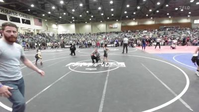 53 lbs Quarterfinal - Presley Diaz, Blazers WC vs Maci Roberts, Battle Mountain WC