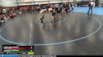 201-206 lbs Round 1 - Barrett Dworak, Fort Collins vs Leon DeLaFuente, Greeley West