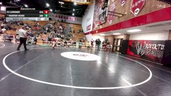 157 lbs Cons. Round 2 - PJ Lorimer, Star Valley vs Hunter Boss, Jackson Hole