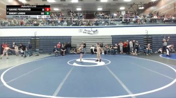 63 lbs Cons. Round 2 - Gauge Ferdinand, Kuna Klub vs Emery Lords, Bonneville Wrestling Club