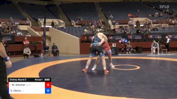 97 lbs Champ. Round 2 - Michael Altomer, Curby 3 Style Wrestling Club vs Sterling Hecox, Illinois