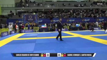 Gabriel Henrique E. Santos Rocha vs Carlos Eduardo De Brito Ramos 2025 European Jiu-Jitsu IBJJF Championship