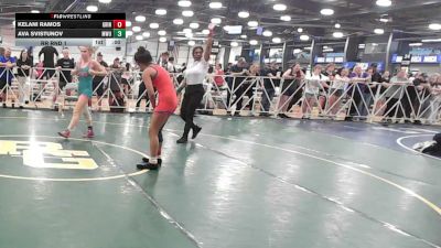 107 lbs Rr Rnd 1 - Kelani Ramos, Grindstone Wrestling Club - HSG vs Ava Svistunov, MetroWest United Teal - HSG