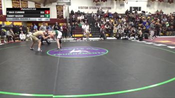 132 lbs Cons. Round 4 - Timmy Mazur, Lake Catholic vs Max Cumbee, IC Catholic Prep