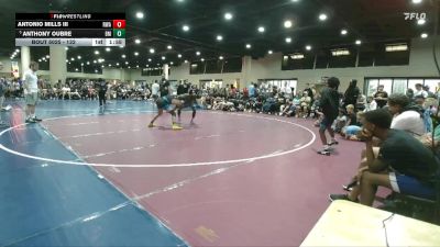 132 lbs Champ. Round 2 - Anthony Oubre, Brother Melchoir vs Antonio Mills III, Roundtree Wrestling Academy