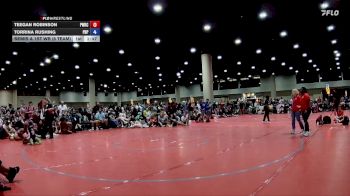 175 lbs Semis & 1st Wb (8 Team) - Teegan Robinson, Patriot WC- White vs TorRina Rushing, Not Plain Jane`s