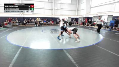 C-152 lbs Round Of 32 - Beau Bergeron, NY vs Christian Kaiser, OH