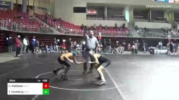 95 lbs Quarterfinal - Chance Mathews, Chaparral WC vs Tyler Haneborg, MIDWEST DESTROYERS