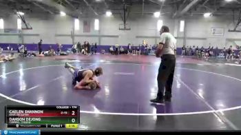 174 lbs Cons. Semi - Dahson Dejong, Cornell College vs Caelen Shannon, Iowa Wesleyan