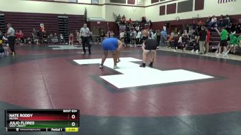 285 lbs Round 3 - Nate Roddy, Milton vs Julio Flores, West Liberty