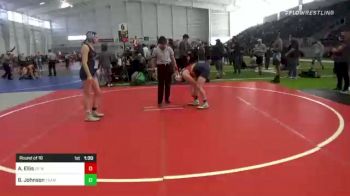 123 lbs Round Of 16 - Addison Ellis, OV Wrestling vs Bianca Johnson, Team FCA