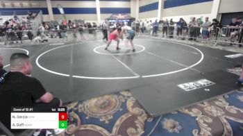 215 lbs Consi Of 16 #1 - Nathan Garcia, Chino WC vs Asa Goff, Newport Harbor HS