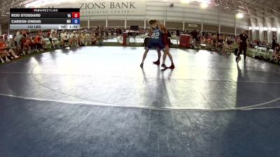 132 lbs Reid Stoddard, Virginia vs Carson Owens, Missouri