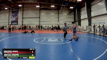 105 lbs Rd# 9- 2:15pm Saturday Final Pool - Brayden Yakich, Mile High vs Bentley Weaver, NCWAY National Team