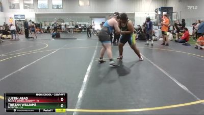 220/HWT Round 2 - Justin Abad, Frank J. Ciarell Academy vs Tristan Williams, Eatonton