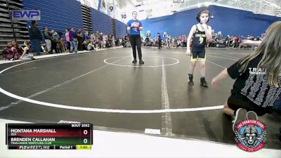 64 lbs Round 2 - Brenden Callahan, Trailhands Wrestling Club vs Montana Marshall, RSA