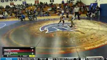145 lbs Quarterfinal - Cesar Bautista, Wilsonville vs Ashtin Kauffman, Scapppoose