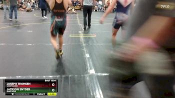 125 lbs Semifinal - Jackson Snyder, Ohio Gold vs Joseph Thomsen, Unattached