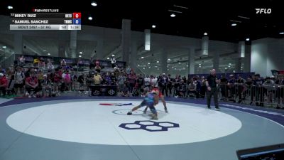 57 kg Champ. Rd Of 16 - Mikey Ruiz, Oklahoma Regional Training Center vs Samuel Sanchez, Titan Mercury Wrestling Club (TMWC)