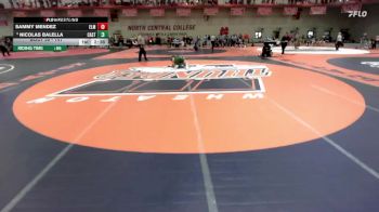 141 lbs Champ. Round 1 - Nicolas Balella, Castleton vs Sammy Mendez, Elmhurst University