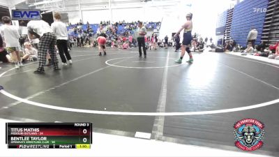 210 lbs Round 3 (4 Team) - Titus Mathis, Missouri Outlaws vs Bentlee Taylor, OpenMats Wrestling Club