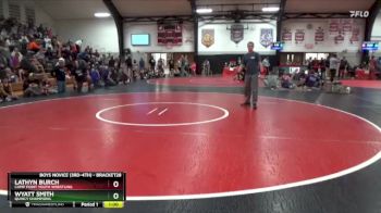 Cons. Semi - Lathyn Burch, Camp Point Youth Wrestling vs Wyatt Smith, Quincy Champions