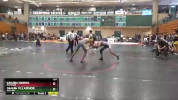 120 lbs Quarterfinal - Lincoln Norris, El Camino vs Danian Villasenor, Eastlake