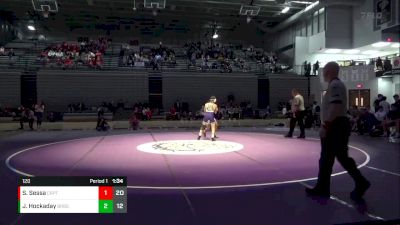 120 lbs Placement Matches (8 Team) - Sonny Sessa, Crown Point vs Jake Hockaday, Brownsburg