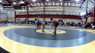 113 lbs Cons. Round 3 - Giuseppe Bozzi, Bethlehem Catholic vs Cade Strauss, Northampton