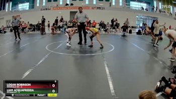 56 lbs Round 5 (6 Team) - Liam Acquafredda, Python Pit vs Logan Robinson, Riverdale WC