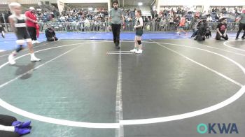 76 lbs Rr Rnd 3 - Hayden Hayes, Weatherford Youth Wrestling vs Aly Wirick, Madill Takedown