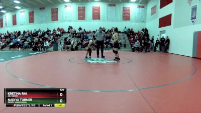 120 lbs Cons. Semi - Nadiya Turner, Perry (Massillon) vs Kretina Rai, Ak. North