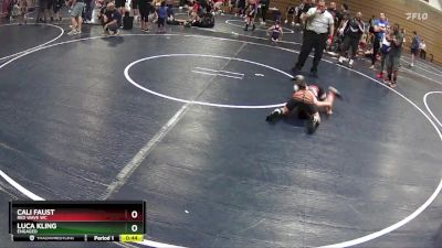 70 lbs 5th Place Match - Cali Faust, RED WAVE WC vs Luca Kling, Engaged