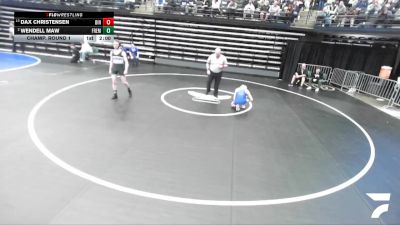 6A 120 lbs Champ. Round 1 - Dax Christensen, Bingham vs Wendell Maw, Fremont