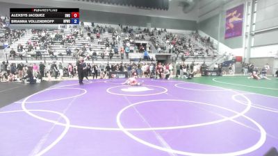 50 kg Champ. Rd Of 64 - Alexsys Jacquez, Spire Wrestling Club vs Brianna Vollendroff, Nebraska Panhandle Wrestling Club
