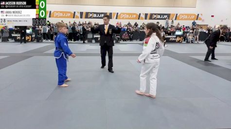 Jackson Hudson vs Anna Mendez 2026 PBJJF Pan American Jiu-Jitsu Championships