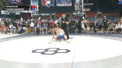138 lbs Champ. Rd Of 128 - Kayden Eller, Iowa vs Carsten Burkemper, Missouri