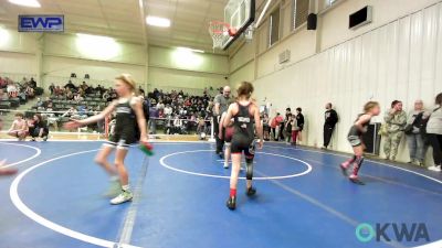 52-57 lbs Rr Rnd 3 - Kalisynn Meyer, HURRICANE WRESTLING ACADEMY vs Gracelynn Pinkston, Pocola Youth Wrestling