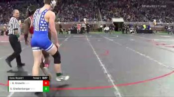 D1-145 lbs Cons. Round 1 - Kazi Knowlin, New Baltimore Anchor Bay vs Steven Shellenberger, Detroit Catholic Central