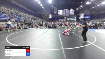 126 lbs Cons 64 #2 - Graham Wilde, South Dakota vs Ryan Meier, Massachusetts