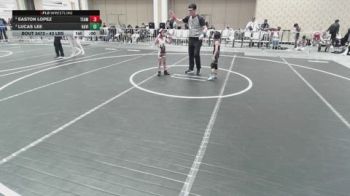 43 lbs 3rd Place - Easton Lopez, Team Coalinga vs Lucas Lee, Havik Wrestling Club