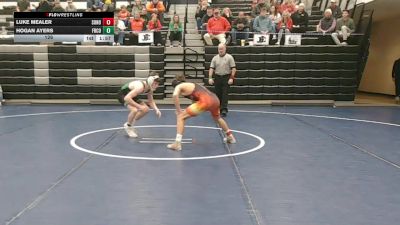 126 lbs 2nd Wrestleback (16 Team) - Luke Mealer, Sonoraville vs Hogan Ayers, Franklin County