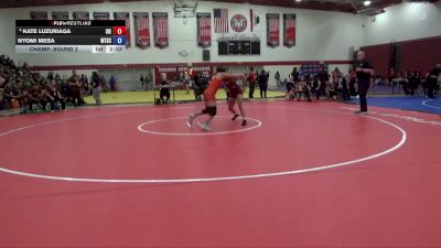 160 lbs Champ. Round 2 - Kate Luzuriaga, Sierra College vs Nyomi Mesa, Mt. San Antonio College