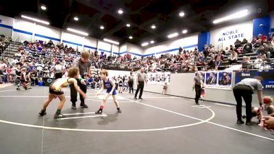 55 lbs Round Of 16 - Travis (T.J) Brownfield, Noble Takedown Club vs Ayden Thomas, OKC Saints Wrestling