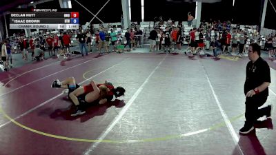 126 lbs Champ. Round 2 - Declan Hutt, Ohio vs Isaac Brown, Burnett Trained Wrestling