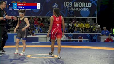 50 kg Qualif. - Sarra Hamdi, Tun vs Aynur Erge, Tur
