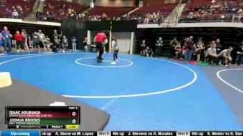 75 lbs Quarterfinal - Izaac Aguinaga, Dumas Youth Wrestling Club. Inc. vs Joshua Brooks, Best Trained Wrestling